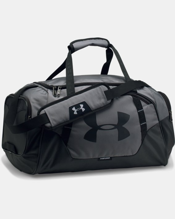 กระเป๋า Duffle ขนาดเล็ก UA Undeniable 3.0 สำหรับผู้ชาย in Gray image number 6